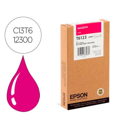 Tinteiro Epson Gf Stylus Photo 7450/9450/7400/9400 Magenta Alta Capacidade