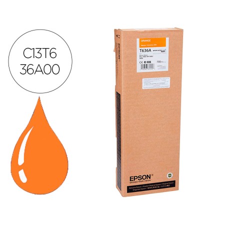 Tinteiro Epson Gf Stylus Photo 7900/9900 Laranja