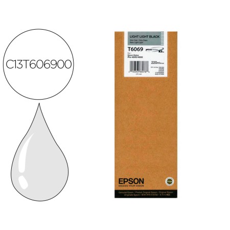 Tinteiro Epson Gf Stylus Pro 4880/4800 Preto Mais Claro