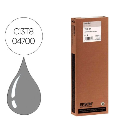 Tinteiro Epson Gf Surecolor Serie Sc-P Cinza Ultrachrome Hdx/Hd 700Ml