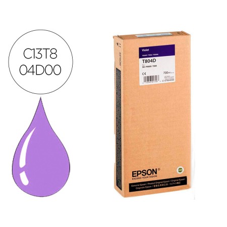 Tinteiro Epson Gf Surecolor Serie Sc-P Violeta Ultrachrome Hdx/Hd 700Ml