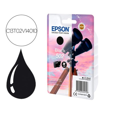 Tinteiro Epson Singlepack Preto 502 Ink