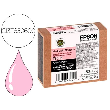 Tinteiro Epson Surecolor Sc-P800 Magenta Claro