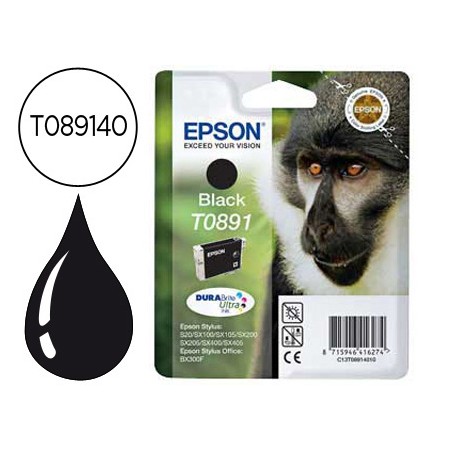 Tinteiro Epson T089140 Preto