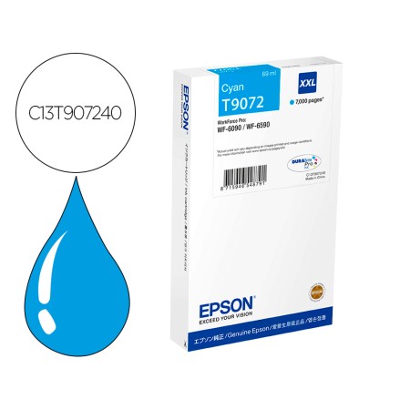 Tinteiro Epson Wf-6Xxx Cian Xxl