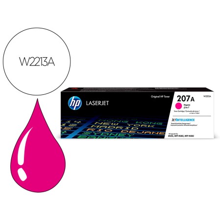 Tinteiro Hp 207A Hp Laserjet Pro M255Dw / M255Nw / M282Nw / M283Fdn Magenta 1250 Paginas