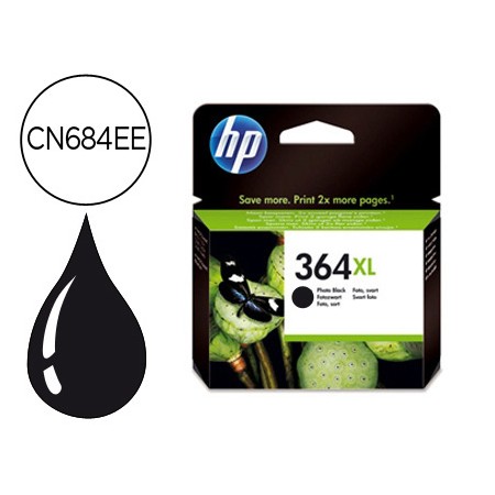 Tinteiro Hp 364Xl Preto Photosmart Premium - C309A / Series C5300 / C6300 / B8500 / D5400 550 Pag