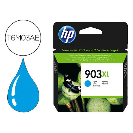 Tinteiro Hp 903Xl Officejet 6960 / 6970 Cian 825 Paginas