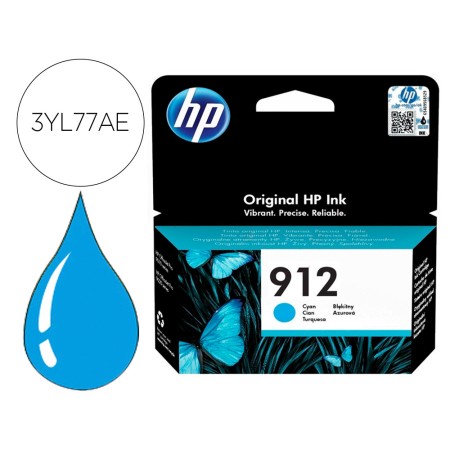 Tinteiro Hp 912 Officejet 8010 / 8020 / 8035 Cian 315 Pag