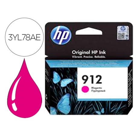 Tinteiro Hp 912 Officejet 8010 / 8020 / 8035 Magenta 315 Pag