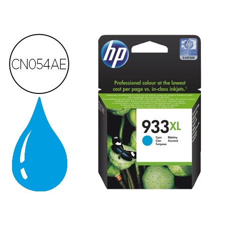 Tinteiro Hp 933Xl Cian Cn054Ae Officejet 6100/6600/6700 Premium Capacidade 825 Pag