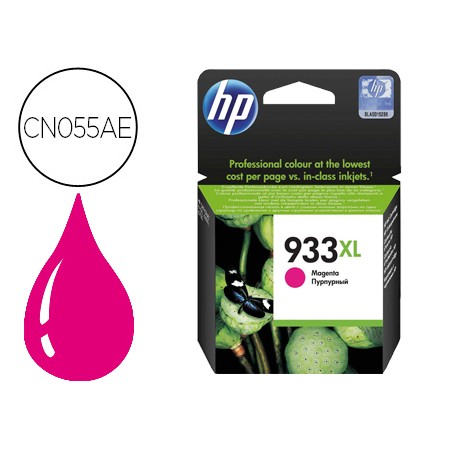 Tinteiro Hp 933Xl Magenta Cn055Ae Officejet 6100/6600/6700 Premium Capacidade 825 Pag