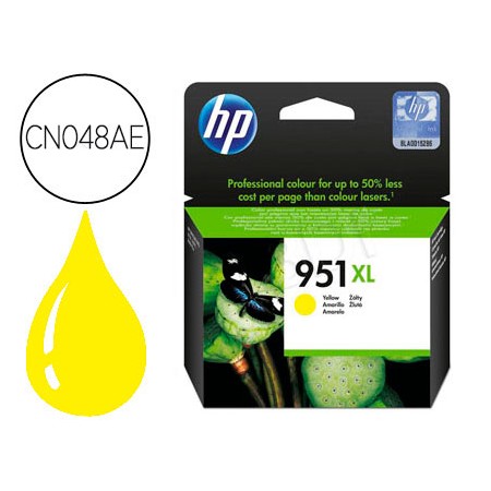 Tinteiro Hp 951Xl Amarelo Cn048Ae Capacidade 1500 Pag