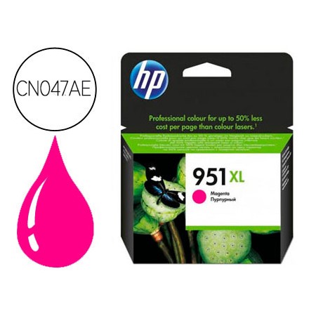 Tinteiro Hp 951Xl Magenta Cn047Ae Capacidade 1500 Pag