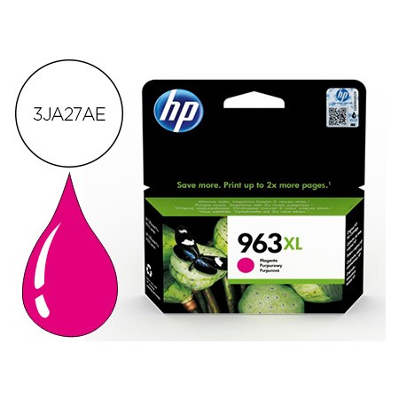 Tinteiro Hp 963 Xl Officejet Pro 9010 / 9020 / 9022 / 9023 / 9025 Magenta 1600 Paginas