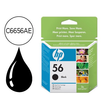 Tinteiro Hp C6656Ae 56 Preto