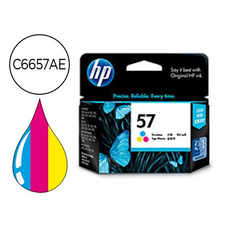 Tinteiro Hp C6657Ae 57 Tricolor Alta Capacidade