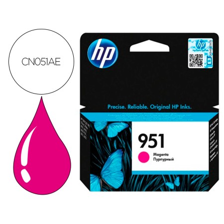 Tinteiro Hp Injecao Magenta N 951/Aprox. 700 Paginas/A7F64A/1000 Paginas