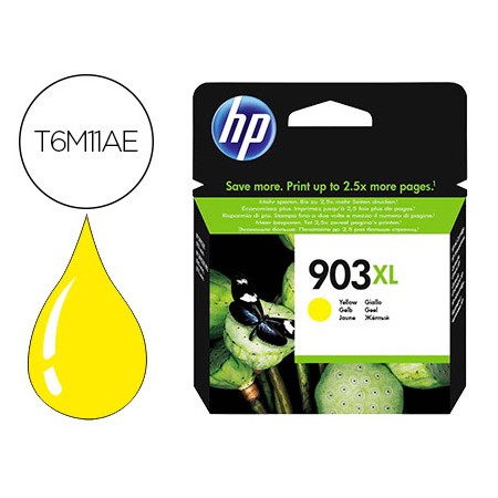 Tinteiro Hp Jet 903Xl Officejet Pro 6960 / 6970 / 6974 Amarelo 825 Pag