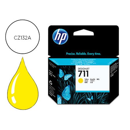 Tinteiro Hp N.711 Amarelo 29 Ml Designjet T120 / T520