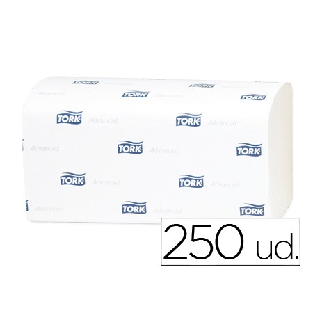 Toalhetes de Papel 2 Folhas 13X11,5 Cm Pack de 250 Unidades Para Dispensador H3