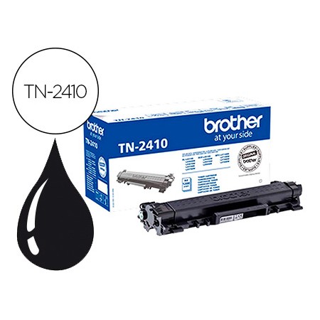 Toner Brother Tn-2410 Para Dcp-L2510 / 2530 / 2550 / Hl-L2375 Preto 1200 Pag