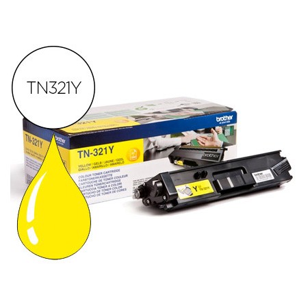 Toner Brother Tn-321Y Hll8250Cdn / Hll8350Cdw Amarelo 1500 Pag