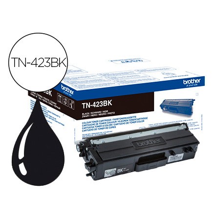 Toner Brother Tn-423 Para Dcp-L8410 Cdn / 8410 Cdw / Hl-L8260 Cdw / Mfc-L8360 Cdw / 8690 Cdw / 8900 Cdw Preto Capacida