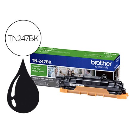 Toner Brother Tn247Bk Dcp-L3510Cdw / Hl-L3270Cdw / Mfc-L3710Cw Preto 3000 Paginas