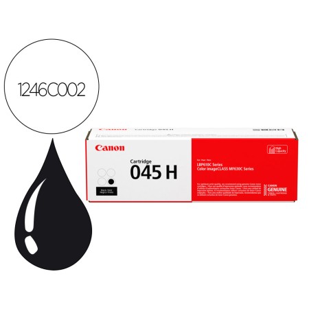 Toner Canon 045 H I-Sensys Lbp611 / Lbp613 Preto 2800 Paginas