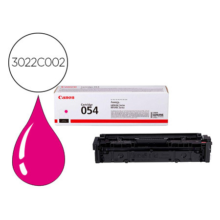 Toner Canon 054 Lbp622 / Mf641 / I-Sensys Lbp621 / 623 / 641 / 643 / 645 / 622 Magenta 1200 Paginas