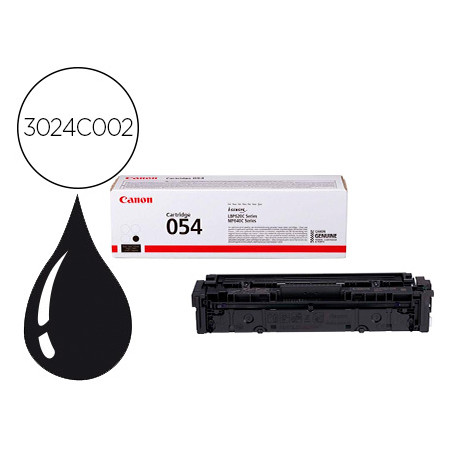 Toner Canon 054 Lbp622 / Mf641 / I-Sensys Lbp621 / 623 / 641 / 643 / 645 / 622 Preto 1500 Paginas