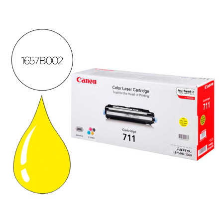 Toner Canon 711Y Lbp5300 Lbp5360 Amarelo