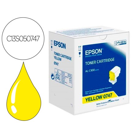 Toner Epson C13S050747 Amarelo 8 800 Paginas