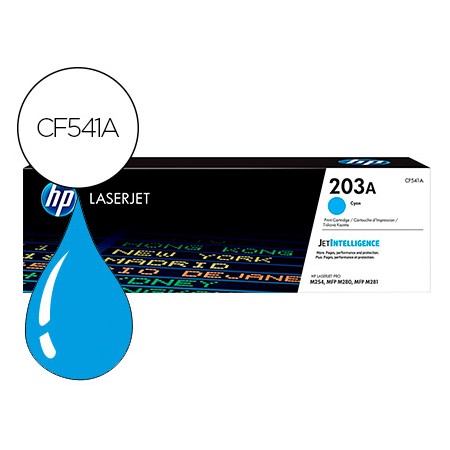 Toner Hp 203A Laserjet Pro M254 / Mfp M280 / Mfp M281 Cian 1300 Pag