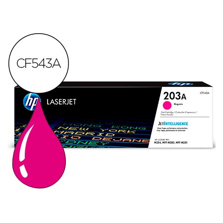 Toner Hp 203A Laserjet Pro M254 / Mfp M280 / Mfp M281 Magenta 1300 Pag