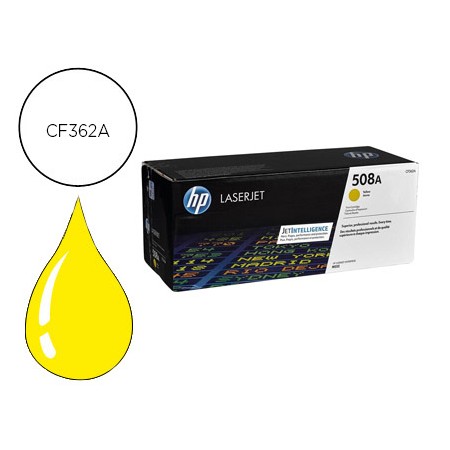 Toner Hp 508A Laserjet Enterprise M552/553/577 Amarelo 5.000 Pag