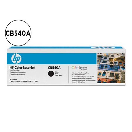 Toner Hp Cb540A Cor Laserjet Cp-1215/Cp-1515/Cp-1518 Preto With Corsphere -22.00Pag