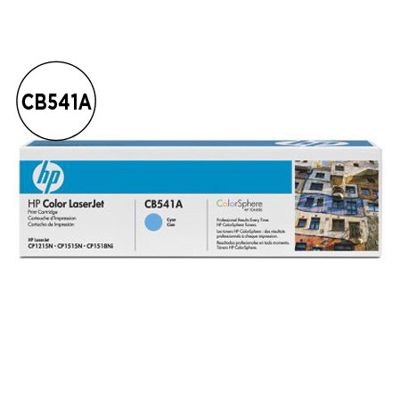 Toner Hp Cb541A Cor Laserjet Cp-1215/Cp-1515/Cp-1518 Cian With Corsphere -1.400Pag