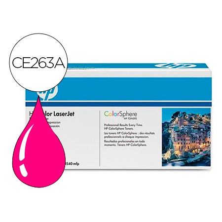 Toner Hp Cor Laserjet Cp4025/Cp4525 -Ce263A- Magenta 11.000 Pags