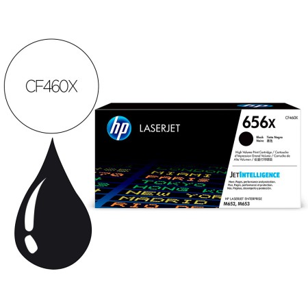 Toner Hp Laser 656X-Cf460X Preto 27000 Paginas