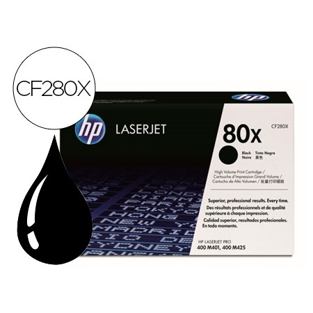 Toner Hp Laserjet Cf280X Preto 6900 Pag