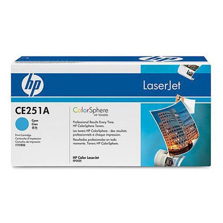 Toner Hp Laserjet Cor Cp3525 Cian 7.000 Pag