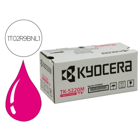 Toner Kyocera Mita Tk-5220M Magenta Ecosys M5521Cdw, Ecosys M5521Cdn 1200 Pag