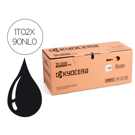 Toner Kyocera Preto 40.000 Pag Tk-3200 Ecosys P3260Dn