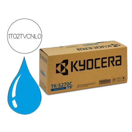 Toner Kyocera Tk5270C Cian Para Ecosys M6230 / 6630Cidn