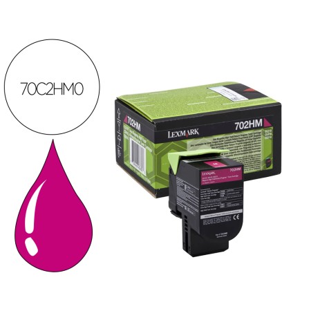 Toner Lexmark Laser 70C2Hm0 Cs310 / 410 Magenta 3000 Paginas