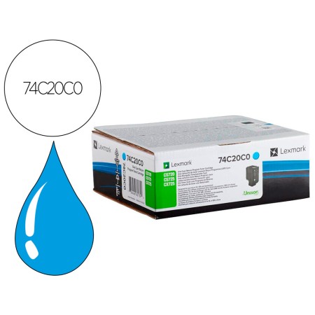 Toner Lexmark Laser 74C20C0 Cx725De / Cs720D E/ Cs725De Cian 3000 Paginas