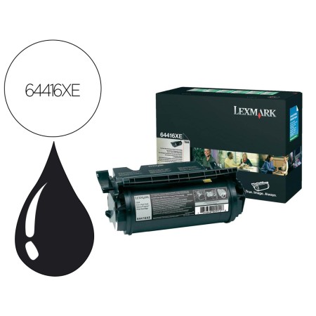 Toner Lexmark Laser T644 64416Xe Preto 32000 Paginas