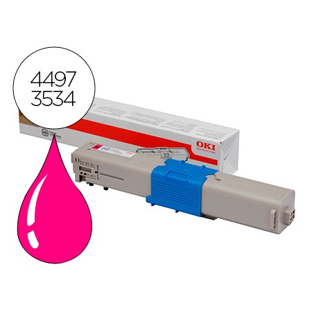 Toner Oki C301Dn/C321Dn Magenta 1500 Pag